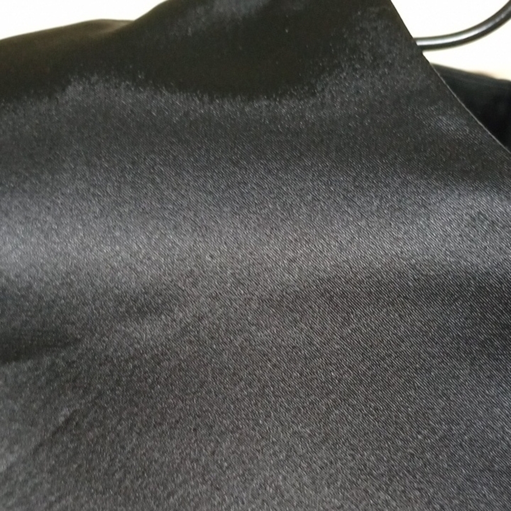Evan Picone Elegant Black‎ Blouse with Sheer Sleeves - Picture 6 of 13
